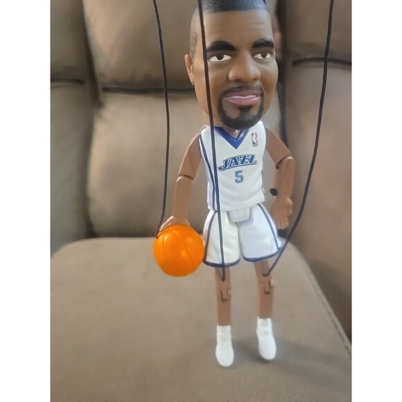 NBA Utah Jazz Carlos Boozer Marinette Doll Puppet Deseret Morning News HTF - Picture 2 of 8